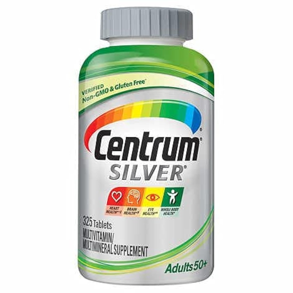 Sudraba centrs Pieaugušie 50+, 325 Tabs