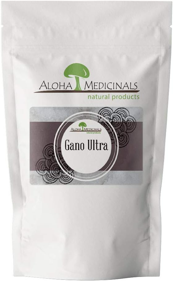 Aloha zāles Gano Ultra, Certified Organic Sēņu Papildinājums, Dabas Veselības Papildinājums, Maiss 1 kg pulvera
