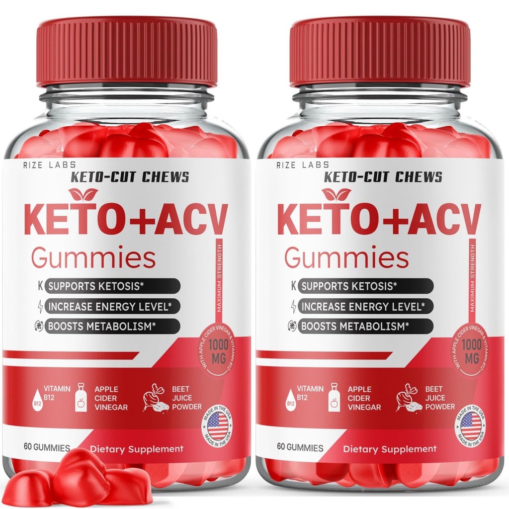 (2 Iepakojums) Keto-Cut Chews ACV Gummies - Keto-Cut Chews Premium Keto ACV Advanced Weight Loss, Keto + ACV Gummy, Keto Cut Chews Maksimālā stipruma papildinājums, KetoCut Chews Atsauksmes (120 Gummies)