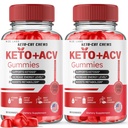(2 Iepakojums) Keto-Cut Chews ACV Gummies - Keto-Cut Chews Premium Keto ACV Advanced Weight Loss, Keto + ACV Gummy, Keto Cut Chews Maksimālā stipruma papildinājums, KetoCut Chews Atsauksmes (120 Gummies)