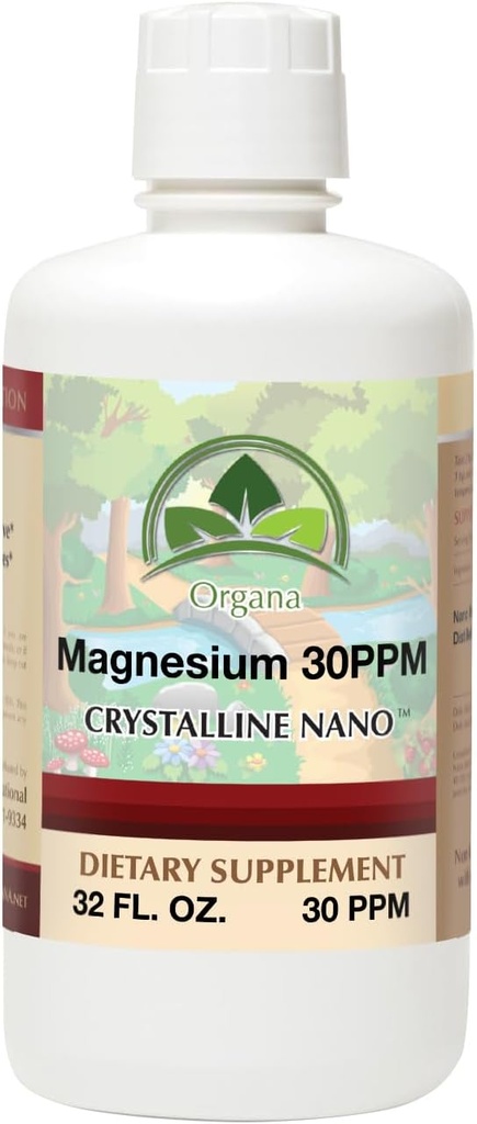 Organa Pure Crystalline Liquid Magnijs Papildinājums - 30 PPM - Augsta Absorbcija Magnijs (32 oz.)