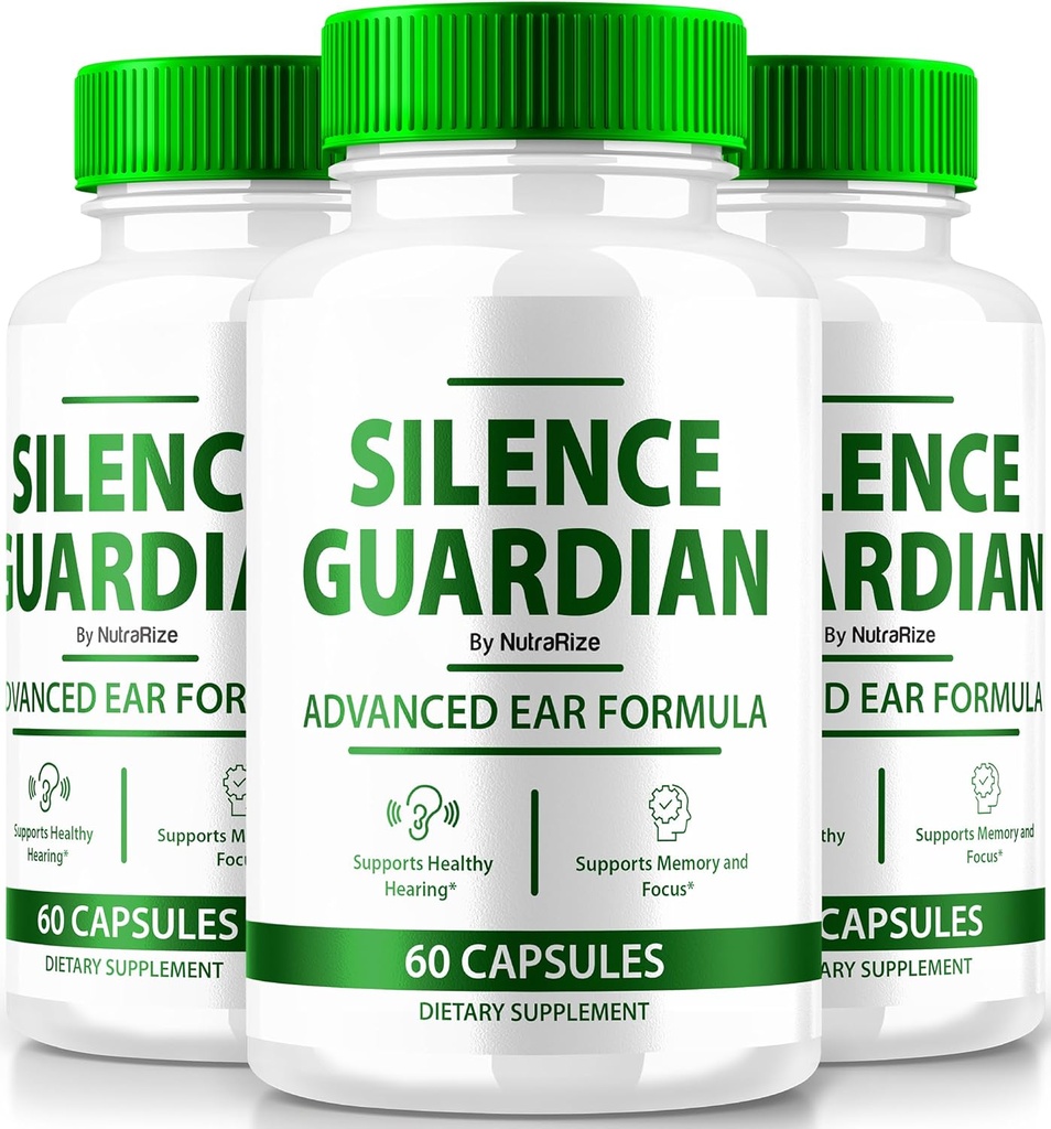 (3 Pack) Klusuma Guardian - Advanced Ausu formula, Official Formula 360 Dzirdes atbalsts, Visas dabas sastāvdaļas, lai saglabātu dzirdes veselību, KlusumaGuardian Review (180 kapsulas)