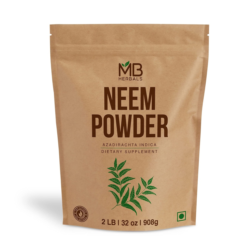 MB Ārstniecības augi Pure Neem Powder 2 lb 