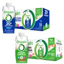 Orgain Clean Protein Shake, Zāles kausēts piens, Vanilla pupiņu (12. iepakojumā) un Orgain Organic Nutritional Protein Shake, Zemenes un krēms (12. iepakojumā)
