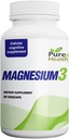 Tīrs un veselīgs magnijs3 300mg magnija glicināts, malāts un citrāts muskuļiem, nerviem, stress, & enerģija