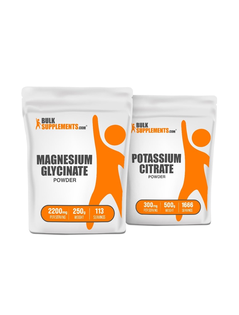 Magnija glicināts 250g + kālija citrāts 500g