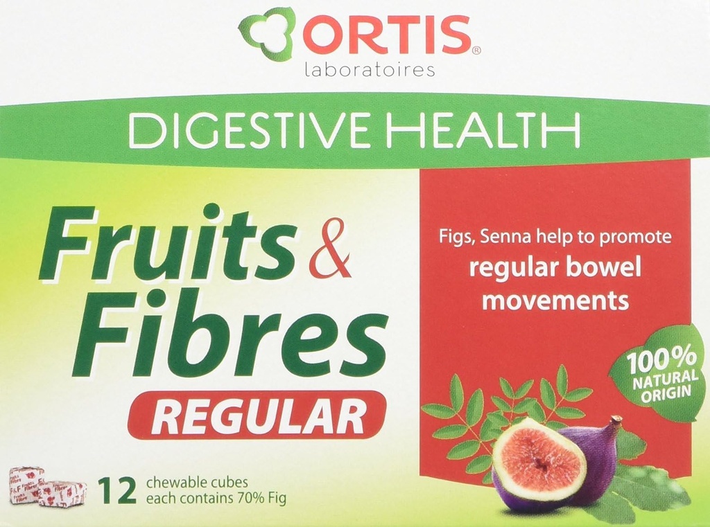 Ortis Fruit & Fibre Cubes 12 fruit cubes
