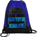 Individualizēts Cinch Bag - Pielāgoti maisi ar logo, Vingrošanas somas - Atlaides veicināšanas preces ar savu logo - Mazs Drawstring Bag