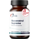 Projekti veselības Resveratrol Supreme - Trans Resveratrol no Japānas Knotweed + Quercetin - Veselīga novecošana + Sirds un asinsvadu atbalsta papildinājums, ne-GMO (60 kapsulas)