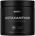 Astaksantīns 24mg + Lycopene 50mg Klīniskā stipruma karotinoīdi Ādas papildinājums ar 100% Dabīgs no mikroaļģēm - Labākie astaksantīna papildinājumi ādas veselībai un pigmentācijai - Astaksantīna