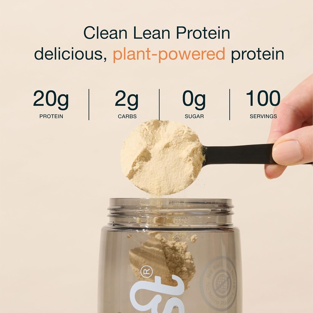 Nuzest - Pea proteīna pulveris - tīrs Lean proteīns, Premium Vegan augu bāzes proteīna pulveris, bez piena, bez lipekļa, bez ĢMO, proteīns krata, bagāts Šokolāde, 100 Pasniedz, 5.5 Lb