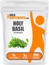 BulkSupplements.com Holy Basil Powder - Holy Basil Papildinājums, Holy Basil Leaf Pulveris - Tulsi Holy Basil, Herbal & Gluten Free, 5g Per Serving, 1kg (2.2 mārciņas) (1. iepakojums)