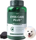 Dr.by Eyes Care Plus Dog Tear Stain Papildinājums Acu pilieni suņiem Acu veselības atbalsts ar pienu Thatle Lutein Beta karotīns - 100 Soft Chews
