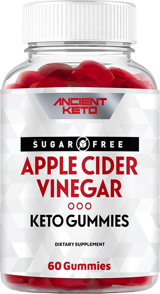 Senās Keto bezcukura ACV Gummies ar māti - tīrīšana un detox, atbalsta veselīgu svaru, imūnā veselība, un Gut veselība - vegan, bezcukura