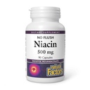 Natural Factors No Flush Niacin 500 mg, 90 Tablets