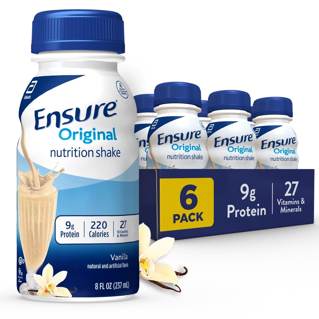 Nodrošināt orģinālo Vanilla Nutrition Sakratiet - Ēdienreizes aizvietotāju Sakratiet - 6 iepakojumu