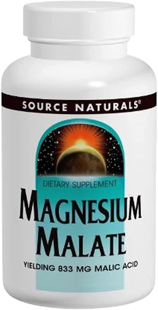 Avots Naturals Magnija malāts 625mg, 200 Kapsulas