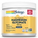 SOLARAY Magnija Glicināta pulveris 350 mg - Neuzliesmojošs magnija pulveris - Magnija papildinājums kaulu, muskuļu un relaksācijas atbalstam - Vegan, ne-GMO, 60 dienu garantija - 50 Servējumi, 6 OZ