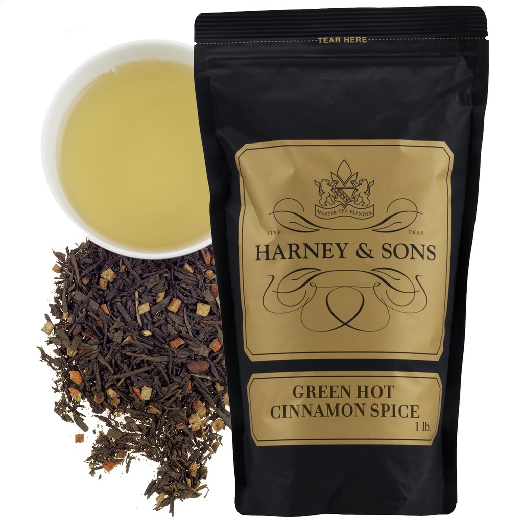 Harney and Sons Green Hot Cinnamon Garšvielu Tēja