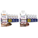 Nodrošināt Max Protein Nutritional Shake ar 30g Olbaltumvielām, 25 Vitamīniem un minerālvielām, 7 Flavors ieskaitot Cafe Mocha un Piena Šokolāde, iepakojumā 12, bez lipekļa