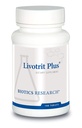 Biotics Research Livotrit Plus Aknu tīrīšana un detox atbalsta papildinājums Natural Non ĢMO Ārstniecības augu sēnīte ar piena dadžiem 180 tabletes