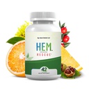 Hem Rescue Hemorrhoid ārstēšana Papildinājums - Visi dabas, samazina diskomfortu un pietūkums, palielina asins plūsmu, mutes botāniskais Blend, ražots ASV - (1 pudele)