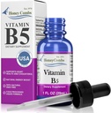 Vitamīns B5 Pantothenic Acid Liquid Drops - Ražots ASV - 500% DV uz apkalpo - 36 Pasniedzumi uz konteineru - Great for Men, Women, Children - Vegan Liquid Vitamīni - Bulk Izmēri Pieejams arī
