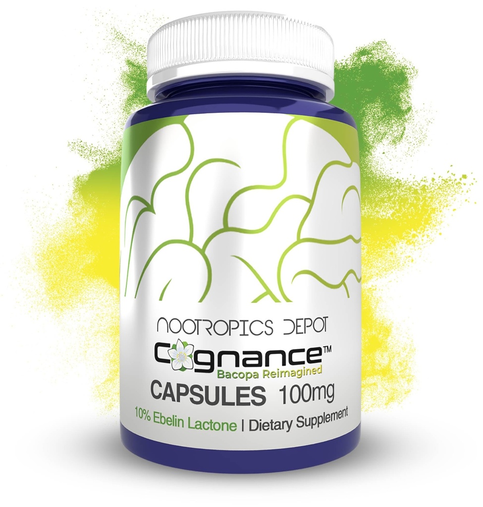 Nootrops Depot Cognance Enhand Bacopa Kapsulas 