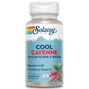 SOLARAY Cool Cayenne Pepper 40 000 HU ar miesniekiem Slota veselīgai cirkulācijai Support