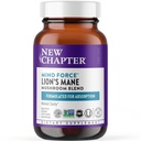 Jauna nodaļa Lion's Mane + Reishi Mushroom - LifeShield Mind Force for Mental Clarity with Organic Reishi Mushrom + Vegan + No-GMO, Nootropic Ingredients - 60 s
