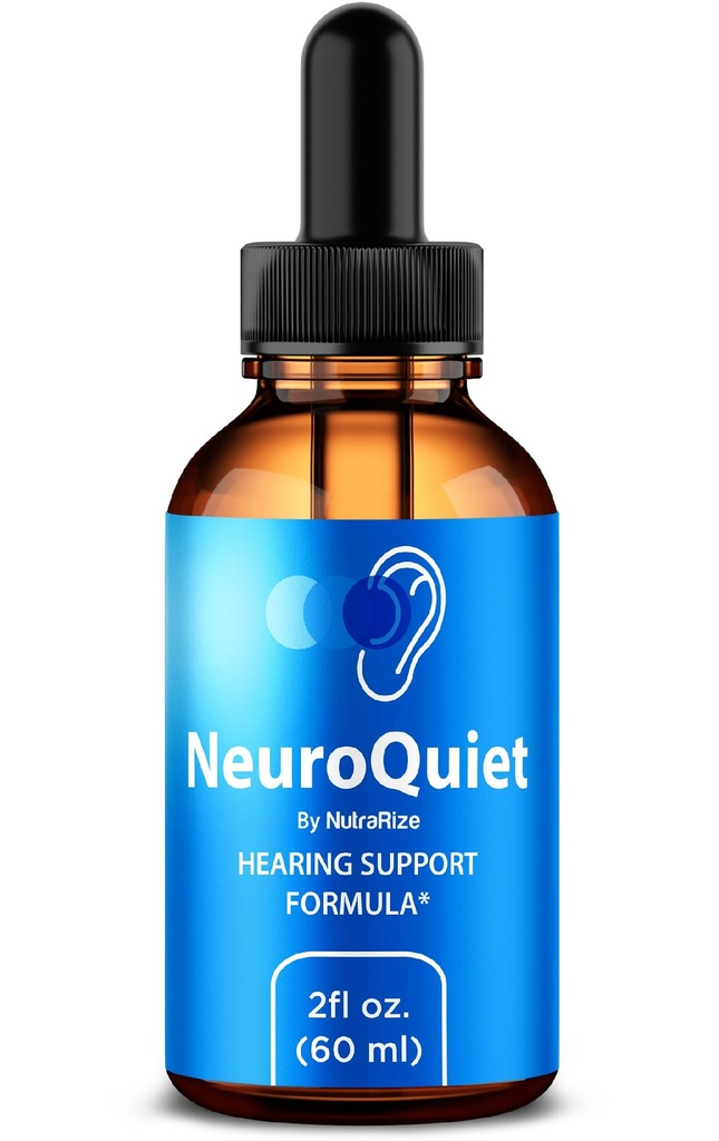 NeuroQuiet Drops – Oficiālā dzirdes atbalsta formula ar All-Natural Sastāvdaļas, lai palīdzētu uzturēt ausu labsajūtu, Premium Gotas pārskats (30 Servē)