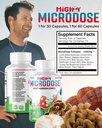 5-Mushroom Nootropic Blend - 60 kapsulas, Turcija Aste, Reishi, Maitake Sēņu ekstrakts ar augstu beta-glikonu, & Lion Mane Sēņu papildkapsules, Funkcionālās sēņu piedevas