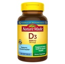 Dabā ražots D3 vitamīns 2000iu 320 Ct. soft gels (iepakojums May Vary)