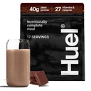 Huel Black Edition - Chocolate 40g Vegan Protein pulveris -- Uzturs Complete maltīte - 27 Vitamīni un minerālvielas, bez lipekļa - 17 Kalpo
