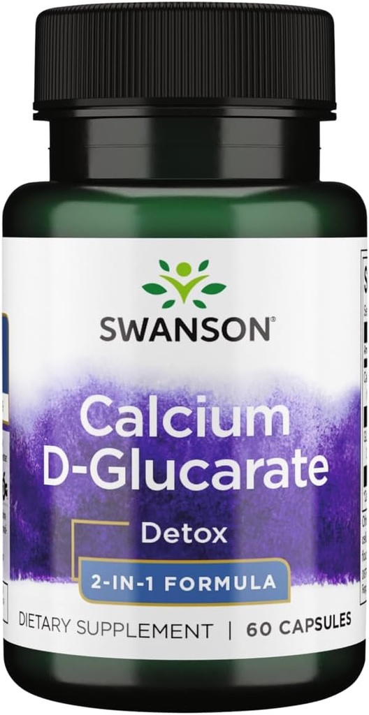 Swanson kalcija D- glikarāts 250 Milligrams 60 kapsulas