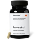 Momentous Resveratrol papildinājums 450 mg - Trans-Resveratrol veselīgai novecošanai, smadzenes, & Heart Support - NSF Sertificēts sportam - ĢMO- & Gluten-Free - 30 Kalpo