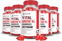 Laboratories (5 Pack) Vital Grow XL Extreme 2000MG Veiktspēja Gumies Advanced Formula Formulēts ar ACV Granātābolu Biešu sulas pulveris B12 Vegan Non ĢMO 300 Gumys