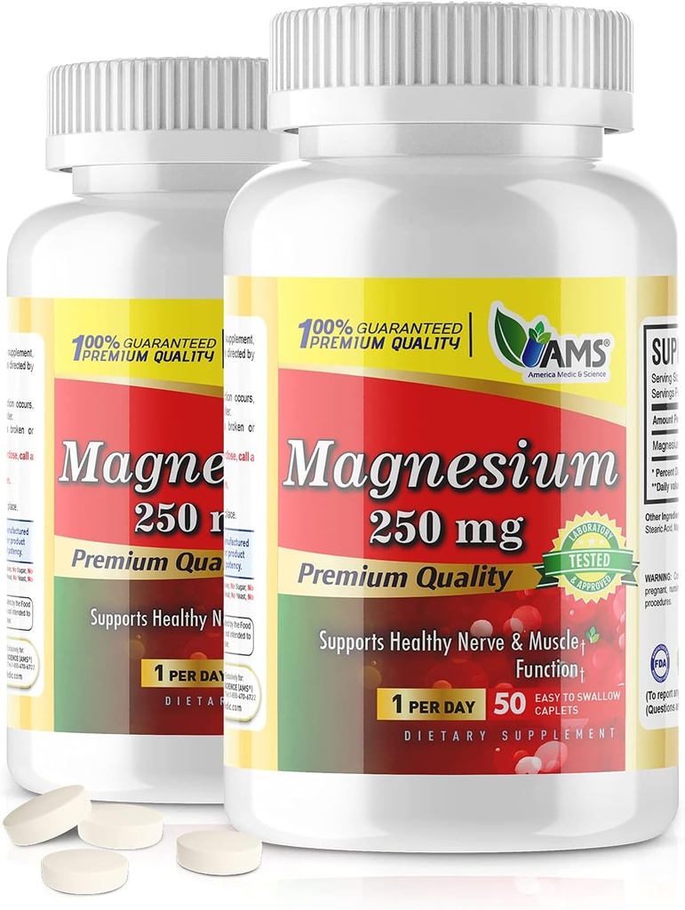 America Medic & Science Magnijs 250 mg (100 Caplets) 