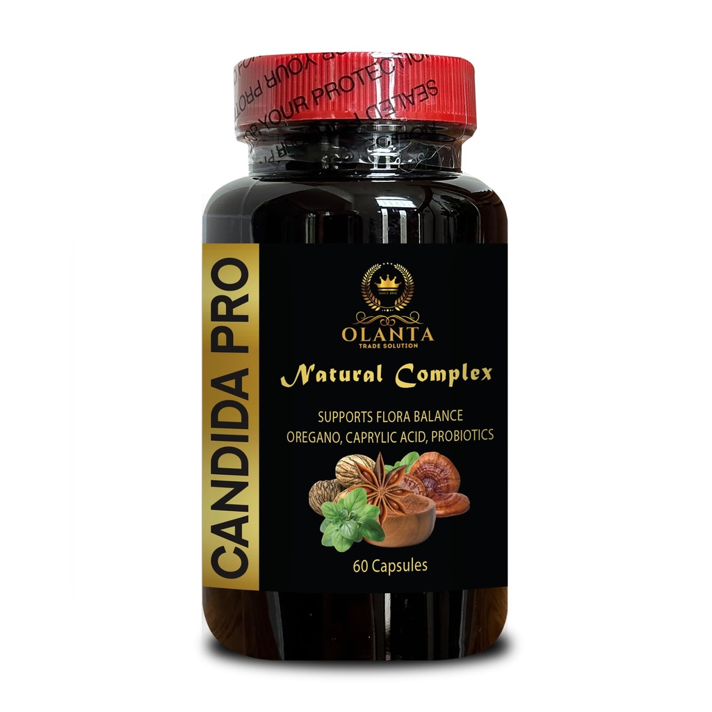 Candida PRO - Black Walnut, Wormwood, probiotikas Gremošanas Veselība, Atbalsta Detoksikācijas dabas Candida tīrīšanu - 1 pudele