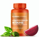 Angel Vitamīni - sālsskābe Betaīns, atbalsta veselīgu gremošanas un kuņģa sulas (100 Vegetarian hlorkaps)
