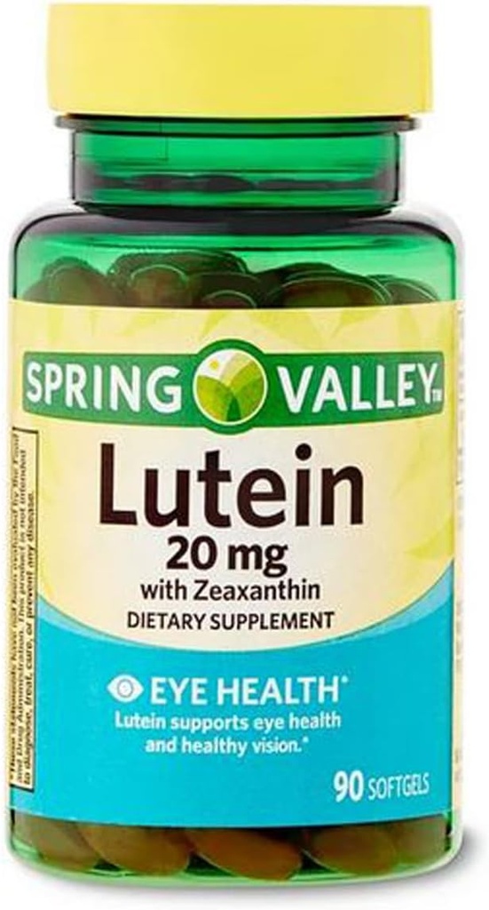 Luteīns ar Zeaxnthin uztura bagātinātājiem, 20 mg, 90 Skaits