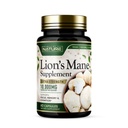 Built by Nature Lion’s Mane 10 000mg – Extra Strength Sēņu papildinājums Nootropisko smadzeņu atbalstam – Fokusa, atmiņas un kognitīvā funkcija – Ne-GMO, Bez lipekļa, Vegan - 60 kapsulas
