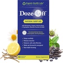 Organic Health Labs Doze-Off Dabiskais Miega Palīglīdzeklis, 30 Veggie Kapsulas