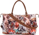 Weekender Bag Duffle soma Sievietēm lielas ceļojumu Tote Bag Nakšņošana Weekend Somi ar plecu Cow Leopard Atzec...