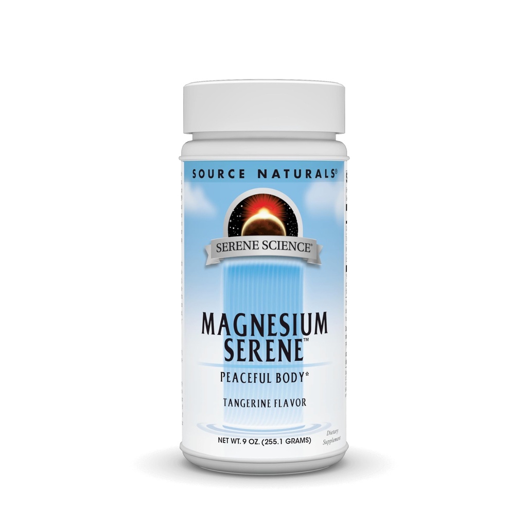 Avots Dabas Serēnu Zinātne Magnija Serēns, Mierīgs Ķermenis*, Tanžerīni Uzliesmo - 9 Ounce Pulveris