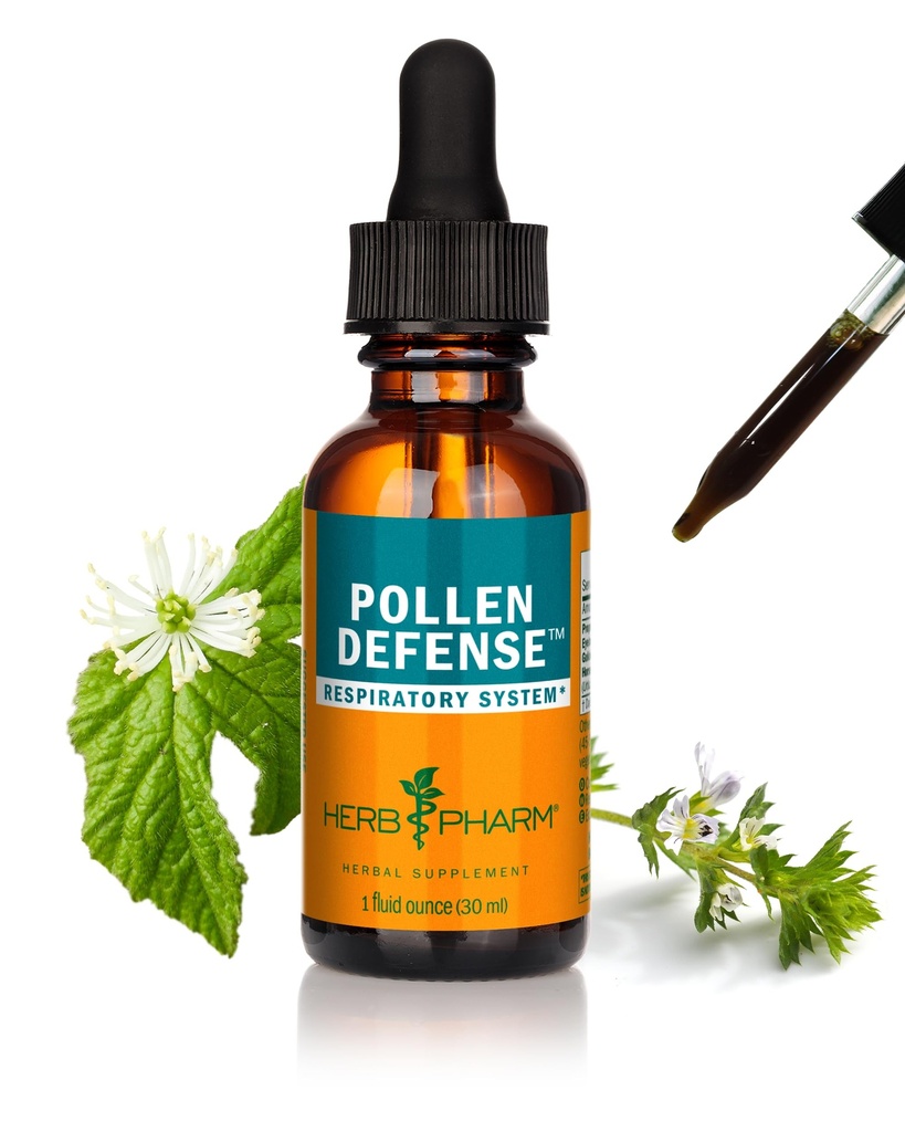 Herb Pharm Pollen Defense Liquid Herbal Formula respiratoro sistēmu atbalstam - 1 Ounce (FEYE01)