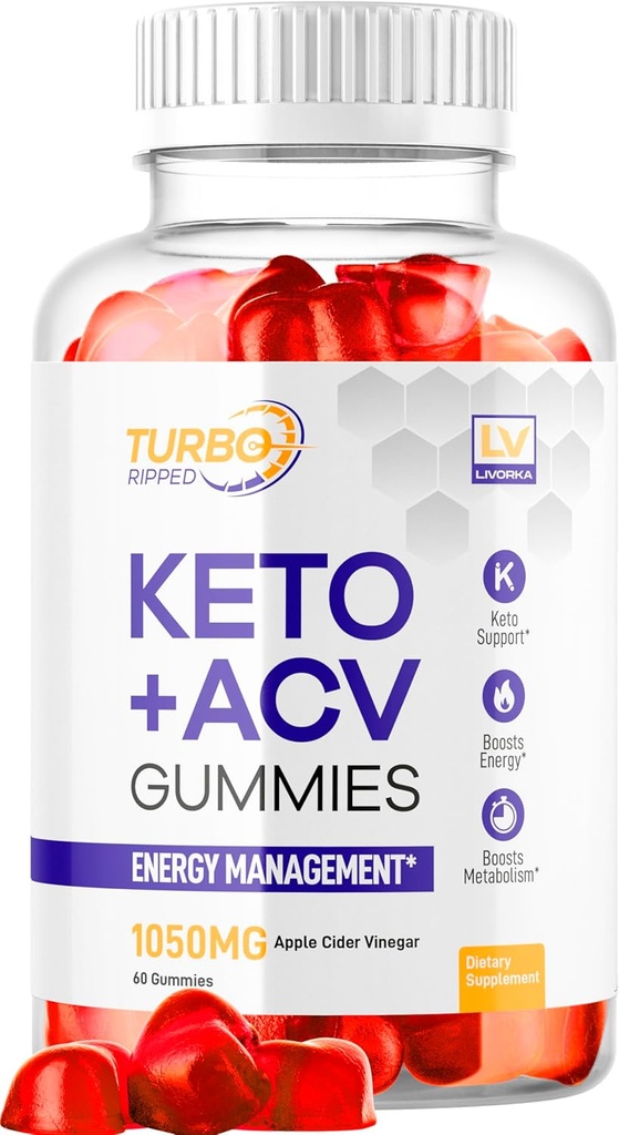 Turbo ripped Keto svara zudums ACV Gummies, Turbo ripped Keto ACV Gummies, Turbo ripped Gummies, Turbo ripped Keto ACV Apple sider Etiķis Advanced Multivitamīnu Veselīgs s Gummys, 1 mēnesis