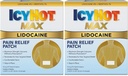 Icy Hot Max stiprums Lidokaīna sāpju atvieglojums Patch (5 Skaits) Penetrates ātri, mērķtiecīgs atvieglojumu (iepakojums no 2)