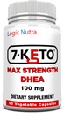 7 Keto 100 mg 60 kapsulas pudelē