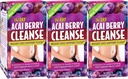 Lietišķais uzturs 14 dienu Acai Berry Cleanse - 56 tabletes, iepakojumā 3 - Svars-Loss Atbalsts Piesārtums + Piena dadži - 84 Kopējais serviss